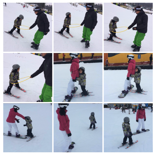 My first time skiing at Bromont, Quebec, on 2014/02/03