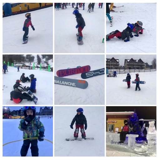 2018/01 Snowboard practice