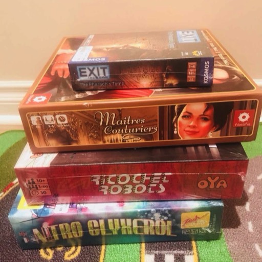 Board games my mom bought me