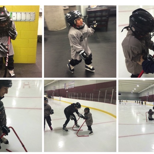 2014/10 My first time trying ice hockey and skating @ Westmount QC Canada