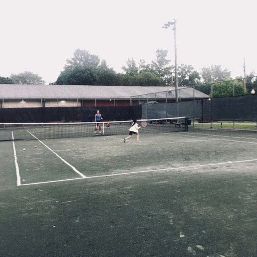 2018/06 Tennis Training in the rain