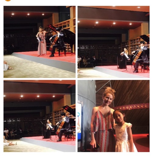 2017/08 National Opera House — Music afternoon tea with a violinist from France